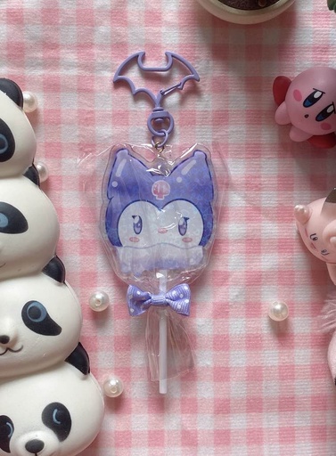 Porte Clé Sucette Kuromi