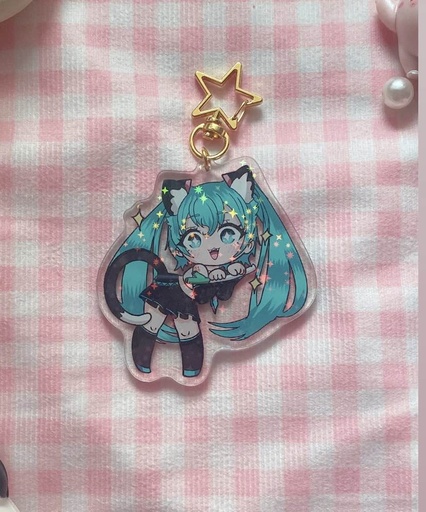 Porte Clé Hatsune Miku Neko